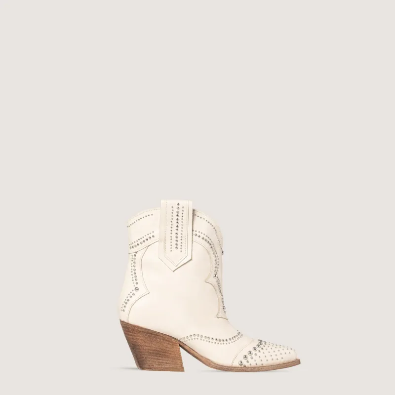 Ivy White Texan Boots sold by Kali Shoes
