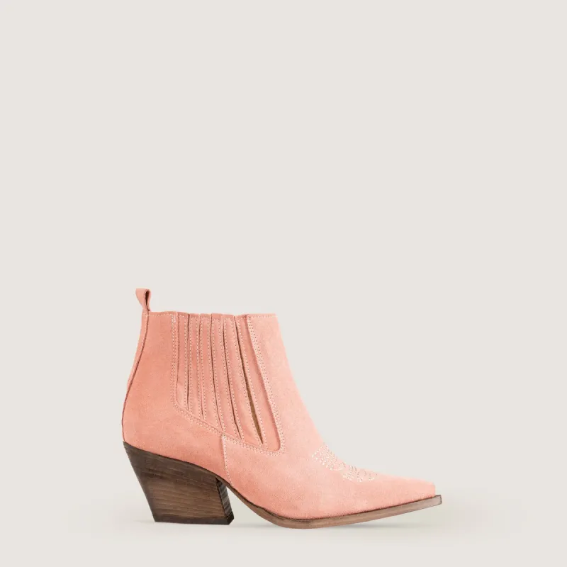 Sandy Peach Texan boots sold by Kali Shoes