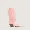 Marfa Pink Texan Boots  sold by Kali Shoes