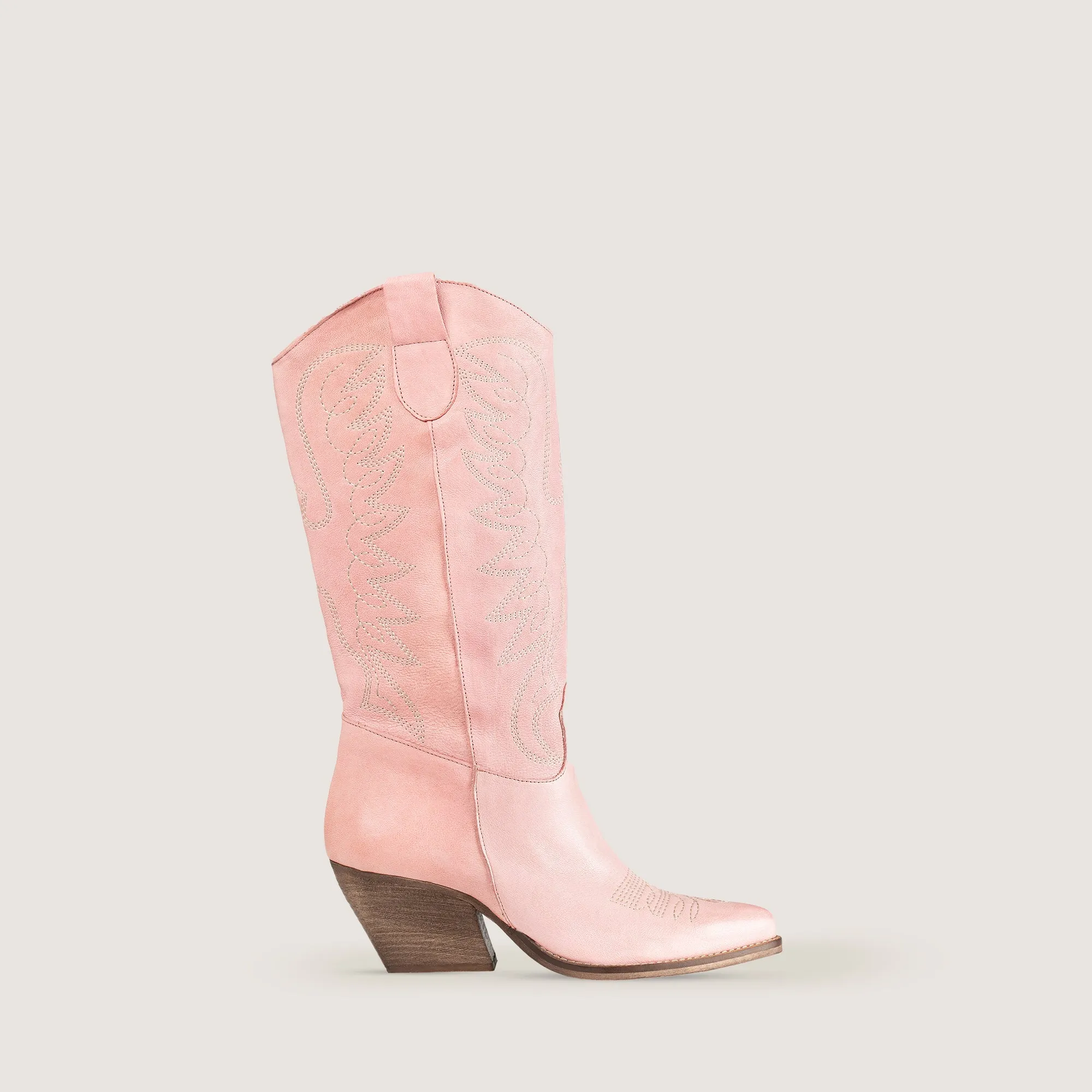 Marfa Pink Texan Boots sold by Kali Shoes
