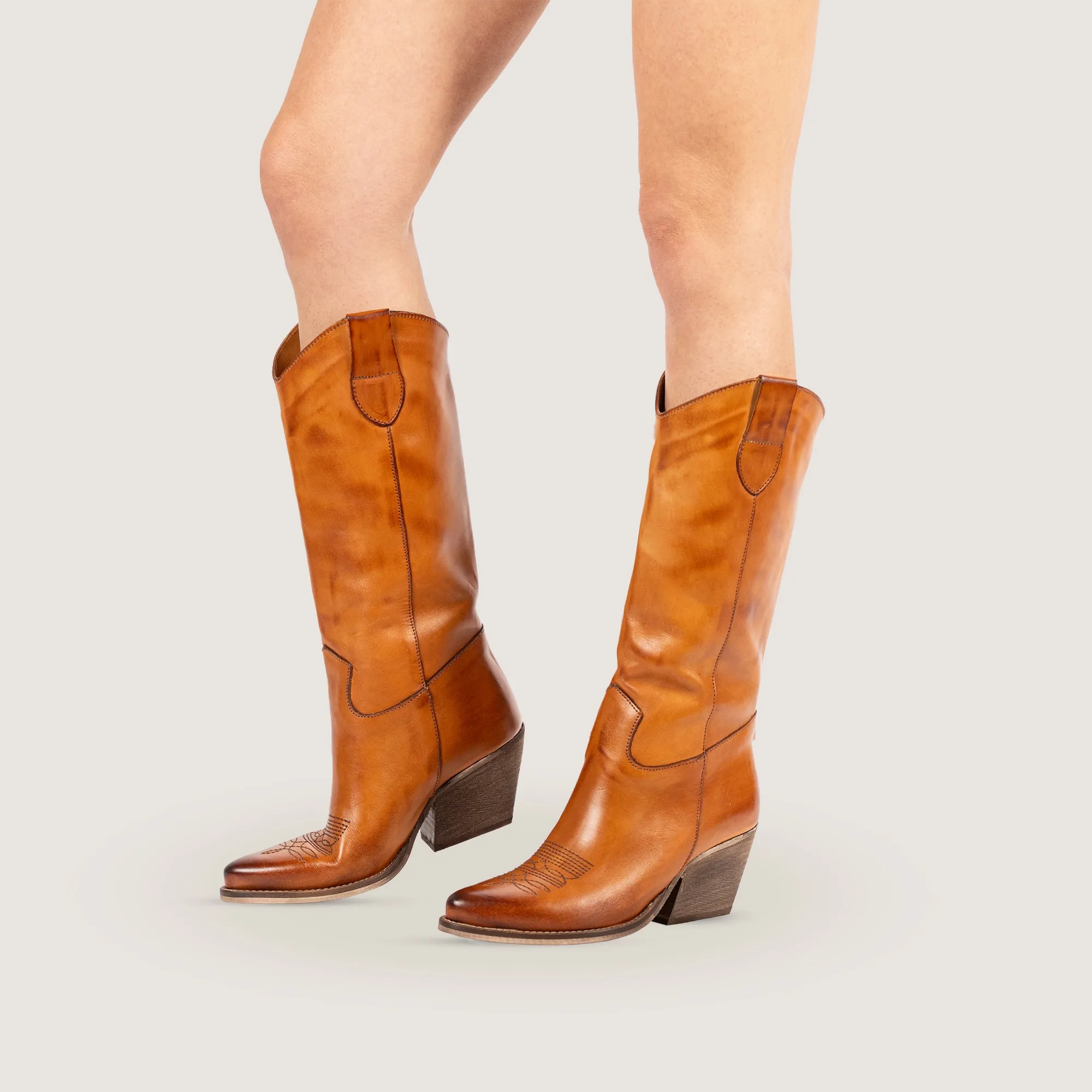 Brooke leather Cowboy Boots sold by Kali Shoes product image thumbnail 2