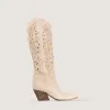 Rea Beige Texan Boots sold by Kali Shoes