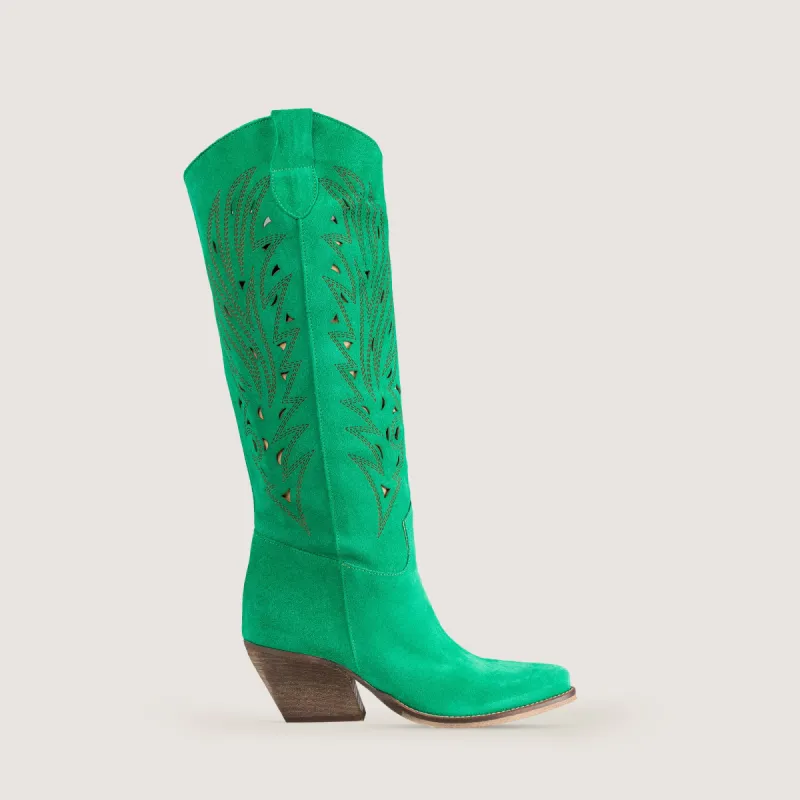 Rea Grass Texan Boots sold by Kali Shoes