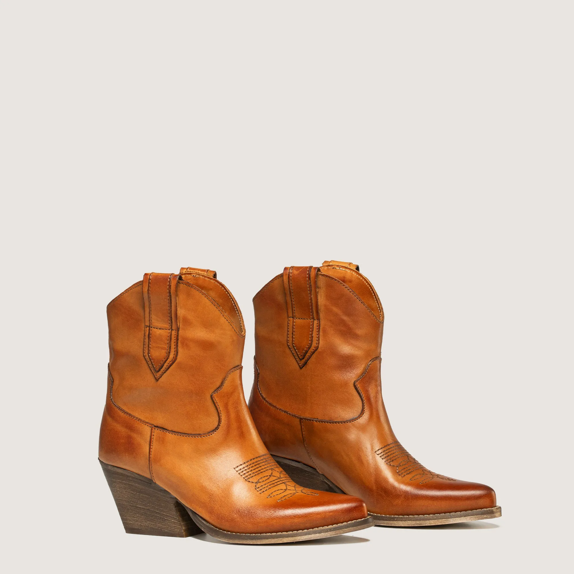 Marley Tan Texan Ankle Boots sold by Kali Shoes product image thumbnail 2