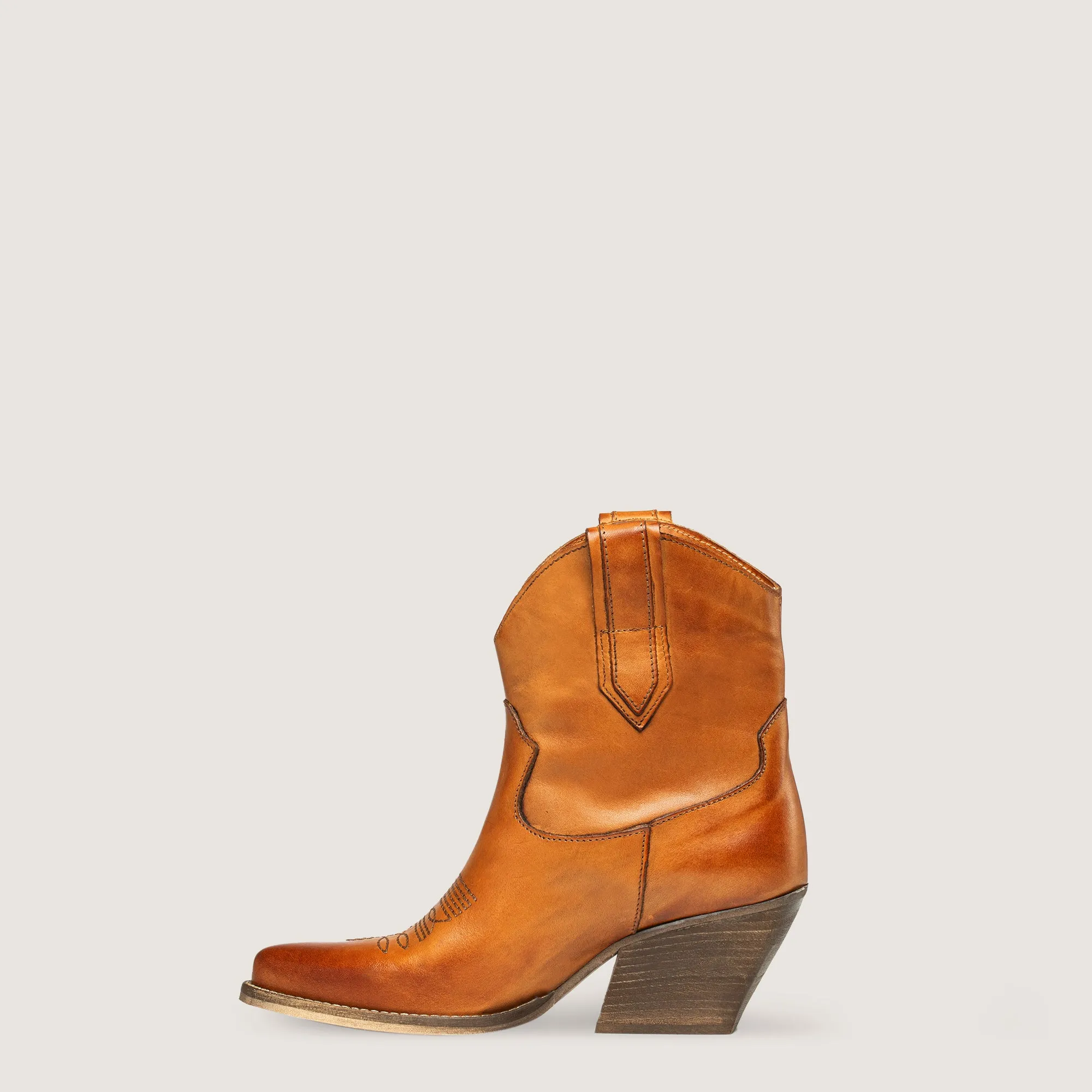 Marley Tan Texan Ankle Boots sold by Kali Shoes product image thumbnail 3