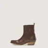 Dusty dark brown Texan Ankle Boots sold by Kali Shoes