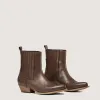 Dusty dark brown Texan Ankle Boots sold by Kali Shoes