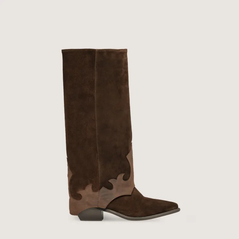 Bandera Dark Brown Texan Boots sold by Kali Shoes