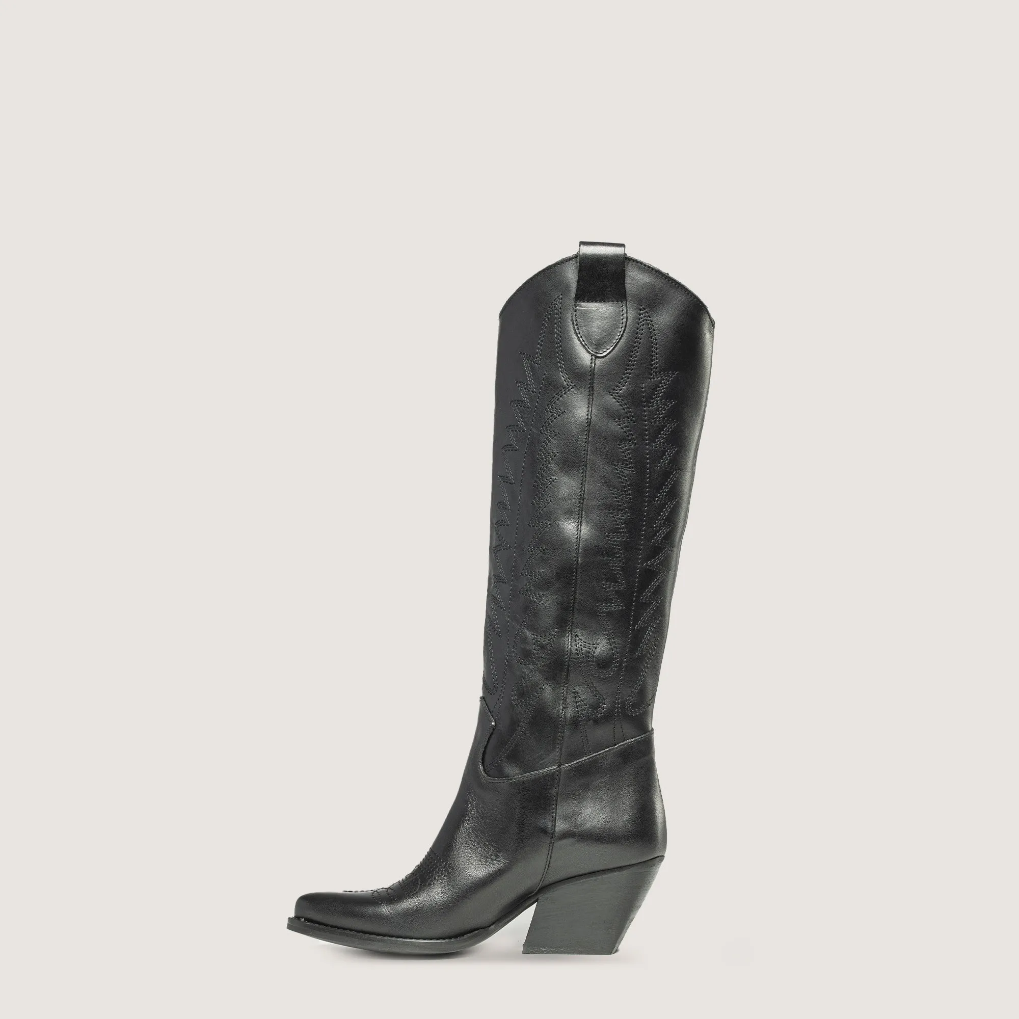 Nabiki Black Texan Boots sold by Kali Shoes product image thumbnail 3