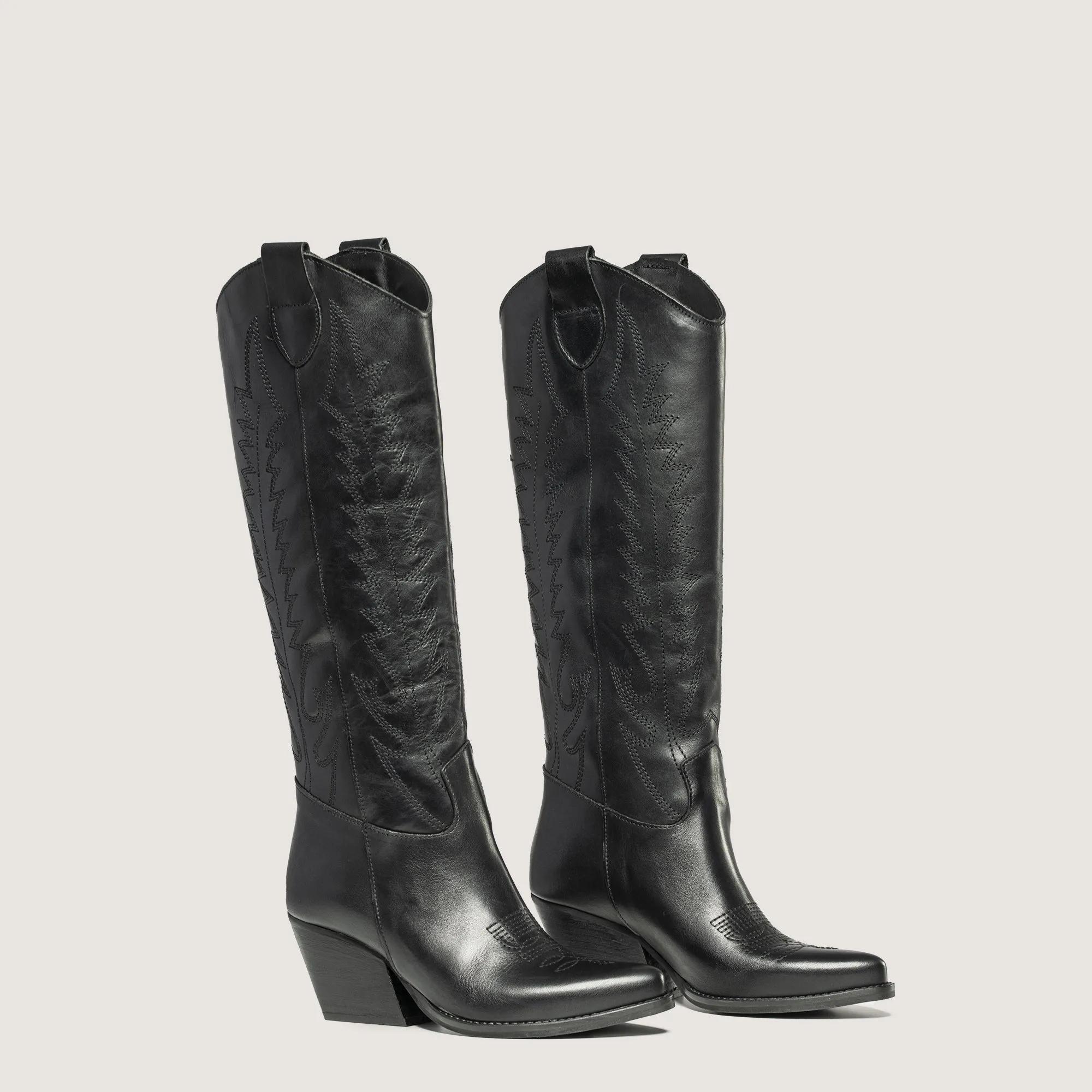 Nabiki Black Texan Boots sold by Kali Shoes product image thumbnail 2