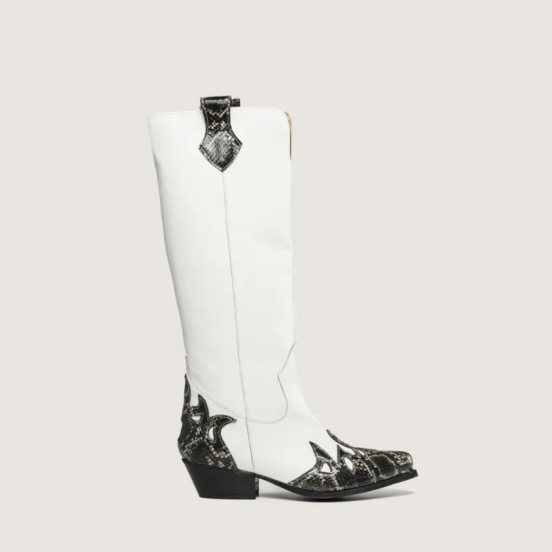 Utah White Texan Boots sold by Kali Shoes