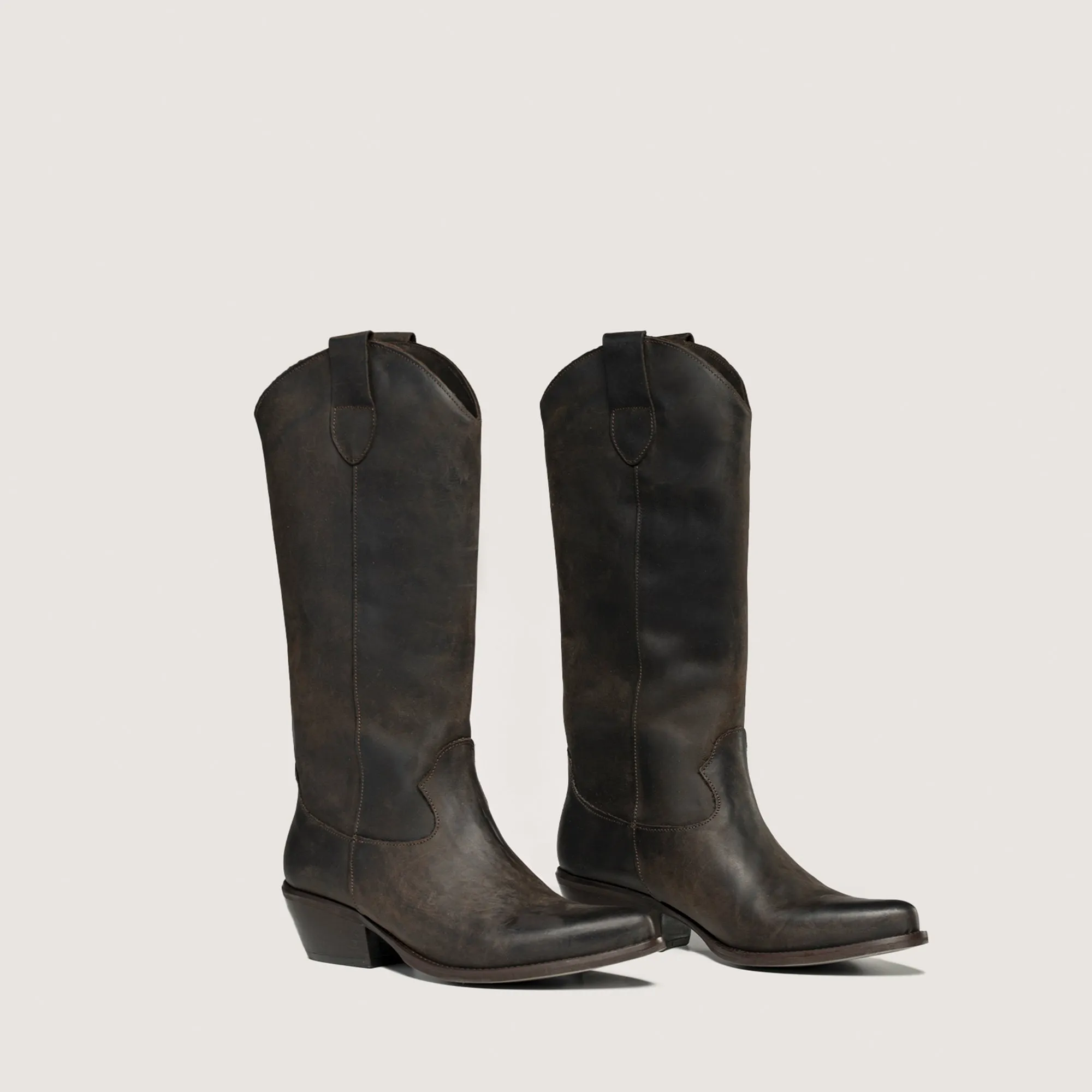 Wayne dark brown Cowboy Boots sold by Kali Shoes product image thumbnail 3