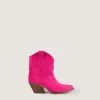 Leila Magenta Pink Texan boots sold by Kali Shoes