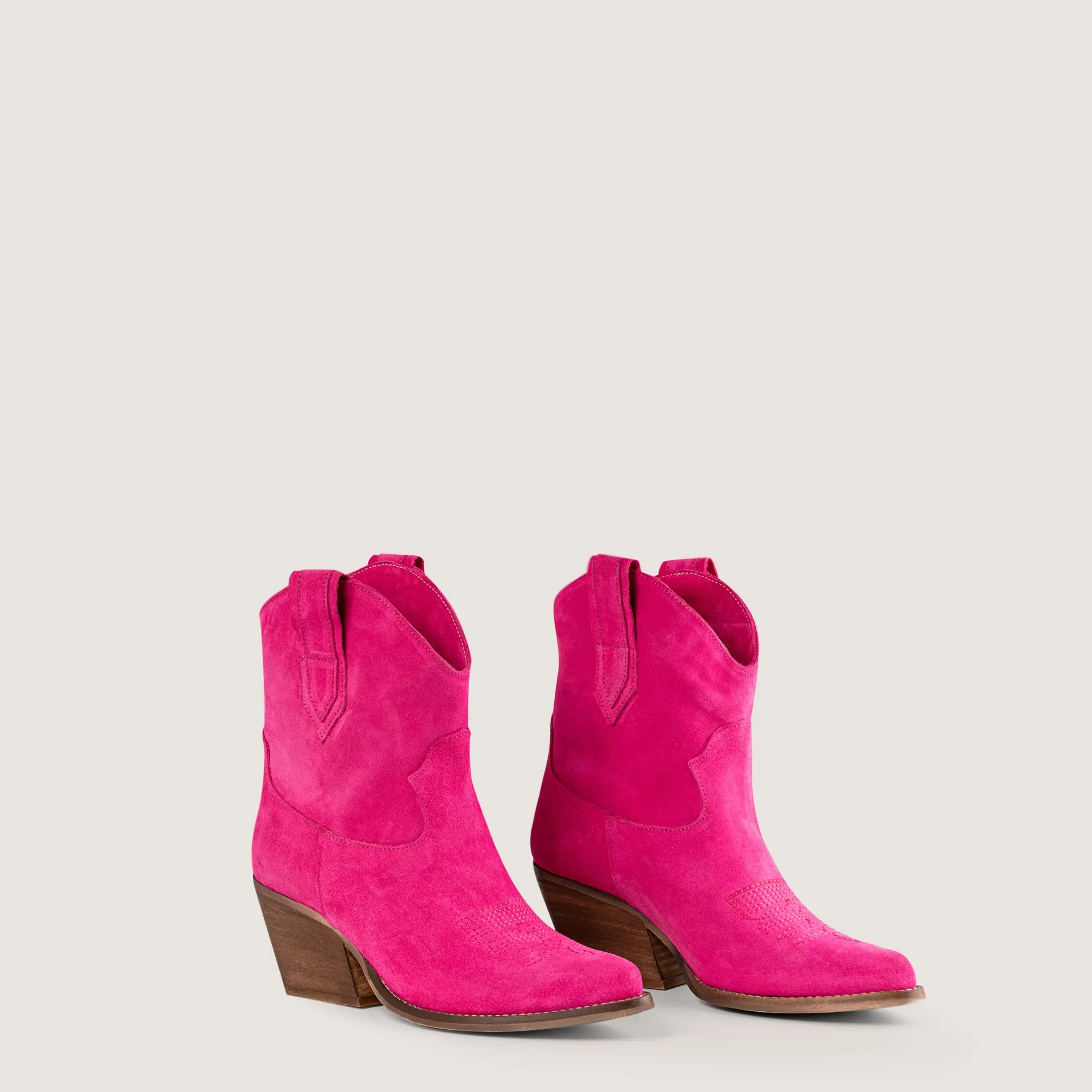 Leila Magenta Pink Texan boots sold by Kali Shoes product image thumbnail 3
