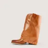 Texan Ankle Boots Sidney Brushed Caramel sold by Kali Shoes