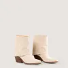 Texan Ankle Boots Vittoria Beige sold by Kali Shoes