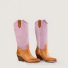 Texan Boots Dixie Pink sold by Kali Shoes