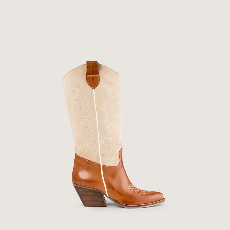 Texan Boots Dixie Beige sold by Kali Shoes