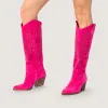 Rea Magenta Pink Texan Boots sold by Kali Shoes