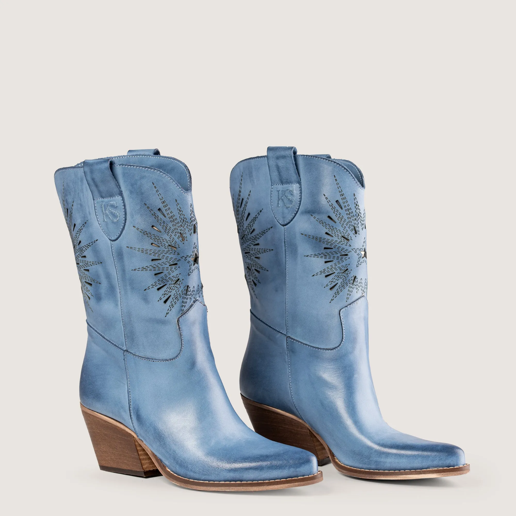 Texan ankle boots Rio Brushed Sky sold by Kali Shoes product image thumbnail 3