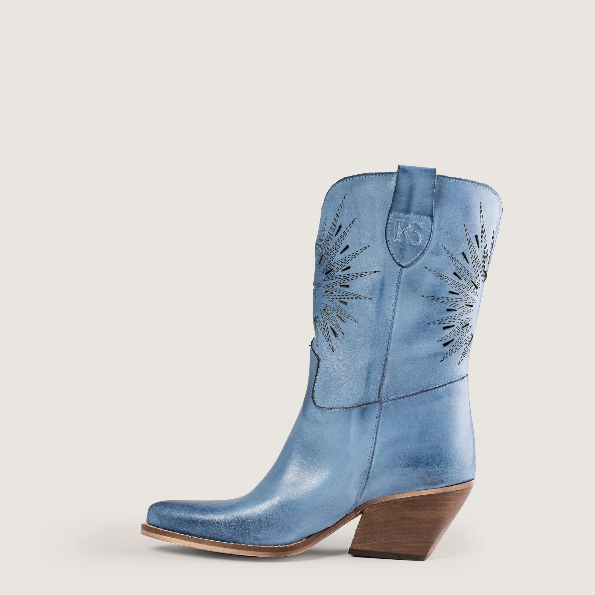 Texan ankle boots Rio Brushed Sky sold by Kali Shoes product image thumbnail 4
