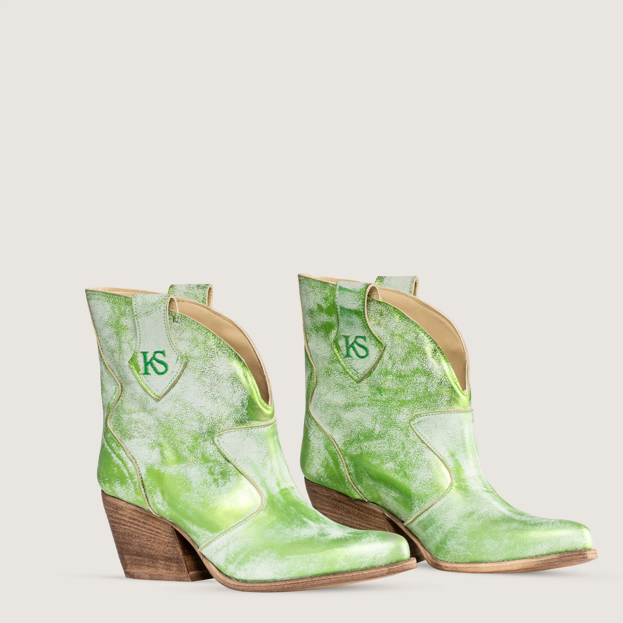 Velvet Frost Texan Ankle Boots sold by Kali Shoes product image thumbnail 2