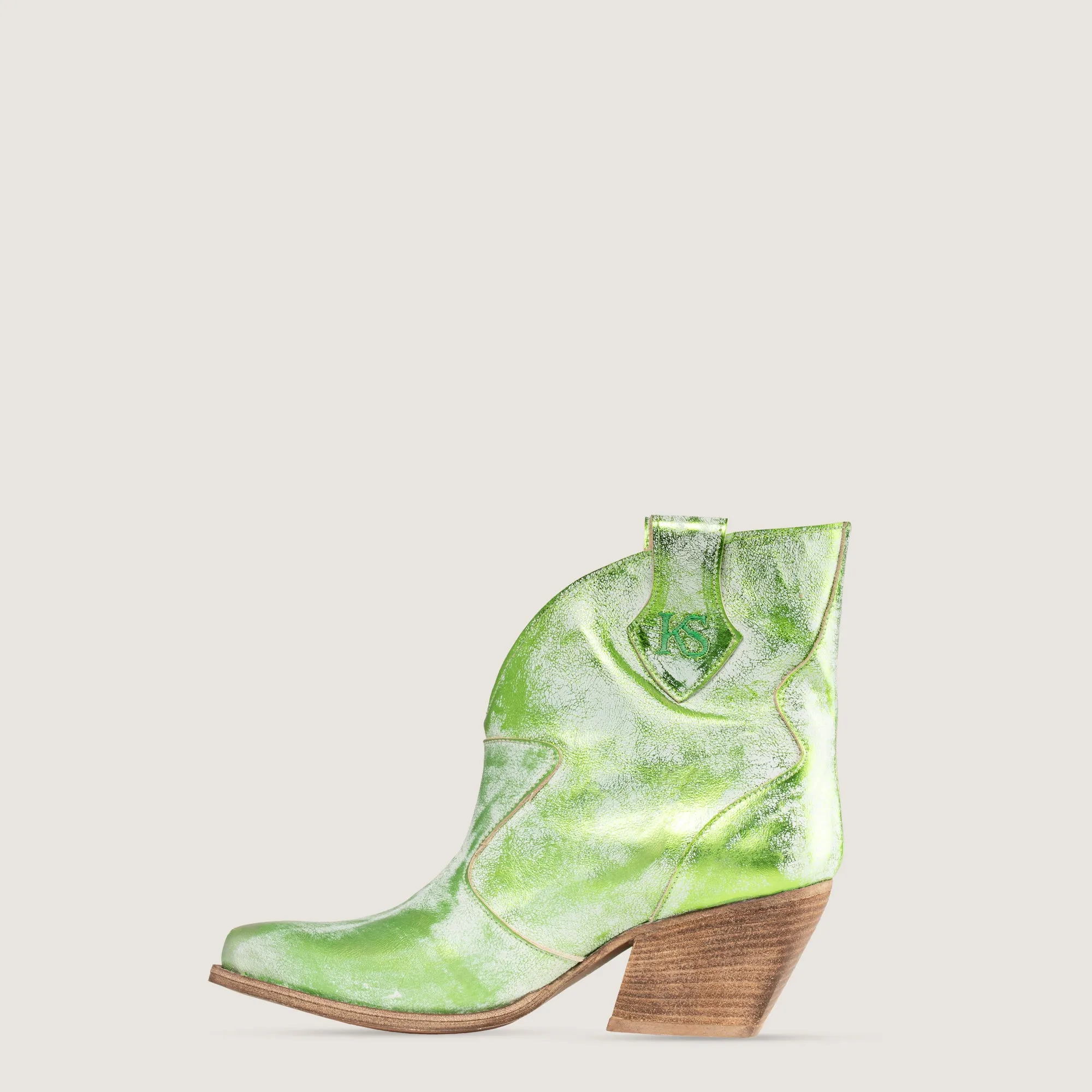 Velvet Frost Texan Ankle Boots sold by Kali Shoes product image thumbnail 3