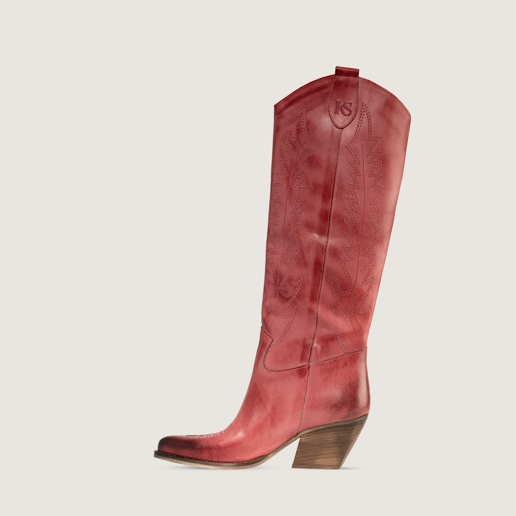 Nabiki Brushed Wild Rose Texan Boots sold by Kali Shoes product image thumbnail 3