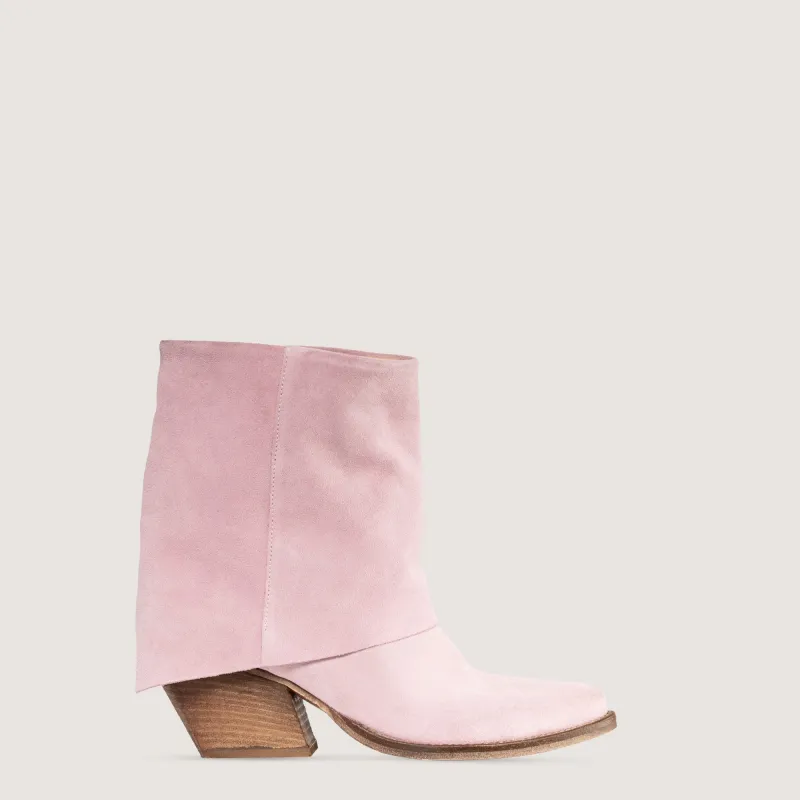 Texan Ankle Boots Vittoria Pink sold by Kali Shoes