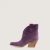 Velvet Laser Texan Ankle Boots sold by Kali Shoes