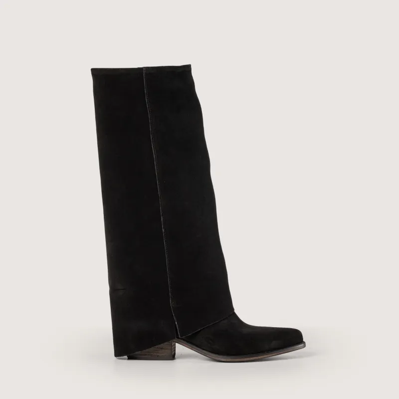 Paloma Black Texan Boots sold by Kali Shoes