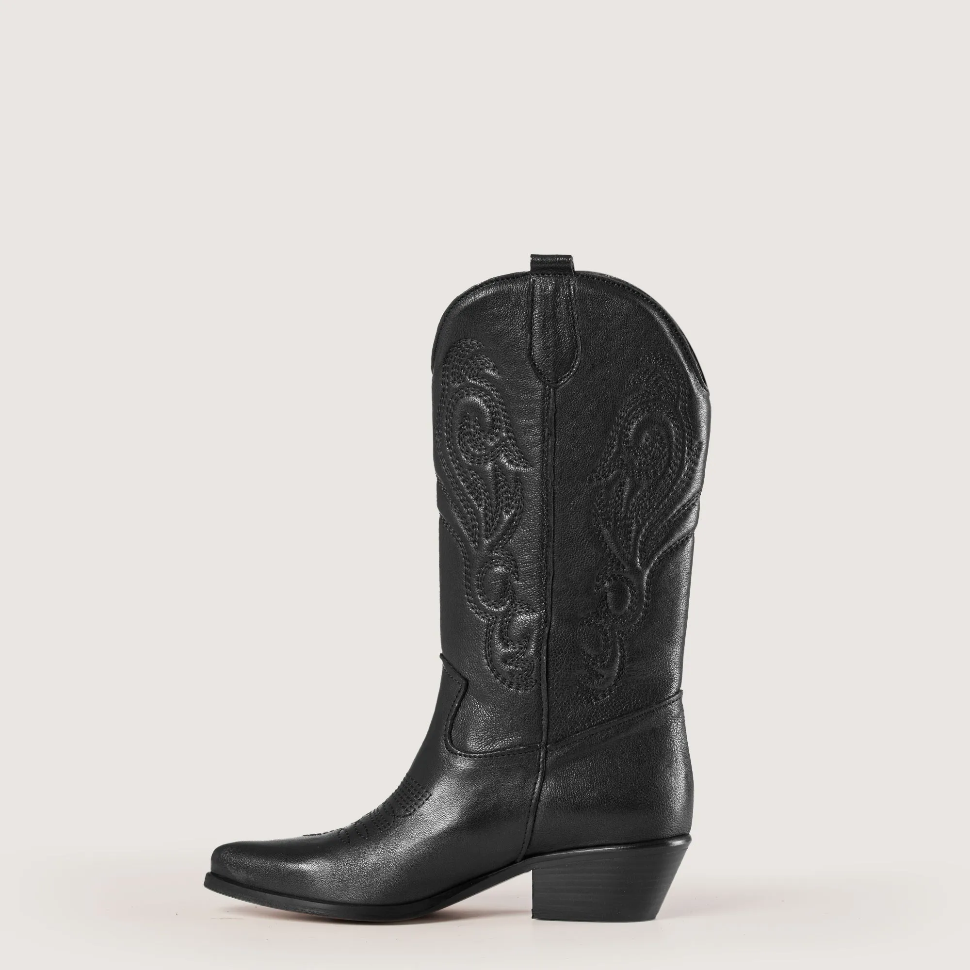 Shelby Black Texan Boots sold by Kali Shoes product image thumbnail 3
