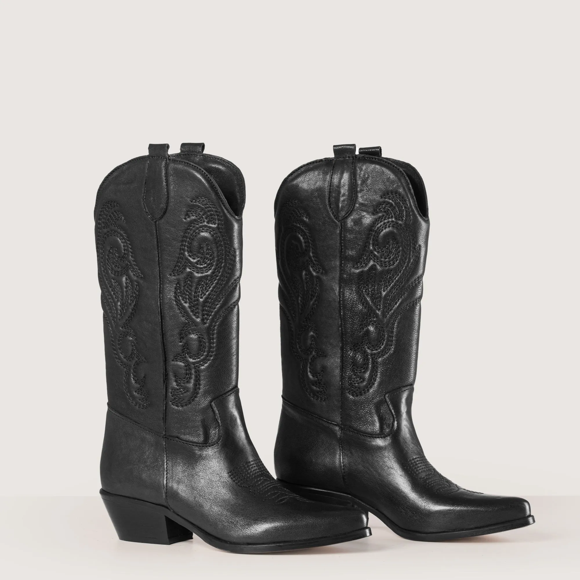 Shelby Black Texan Boots sold by Kali Shoes product image thumbnail 2
