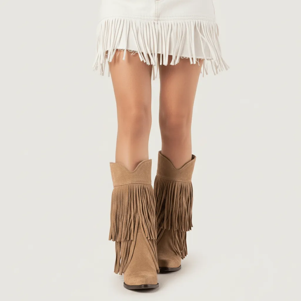 Texan Ankle Boots Nevada Taupe sold by Kali Shoes product image thumbnail 5