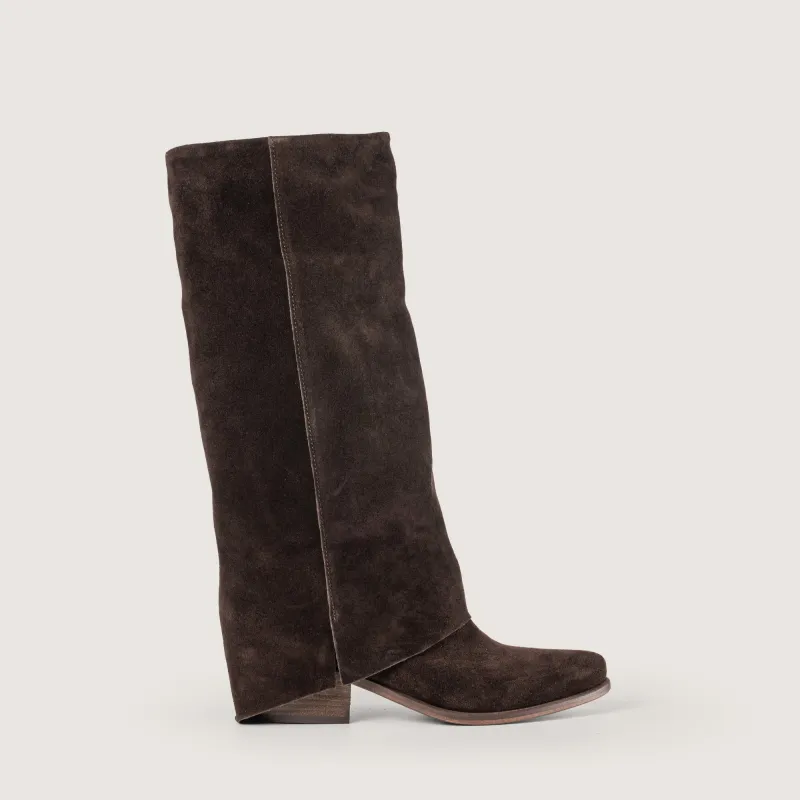 Paloma Dark brown Texan Boots sold by Kali Shoes