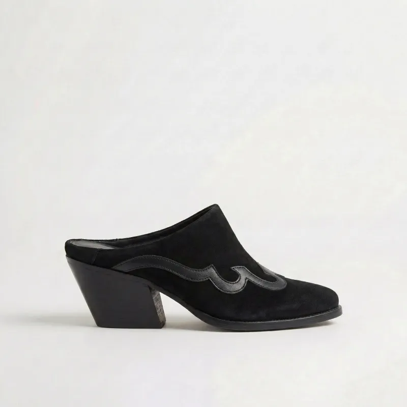 Mule Inka Black made by Kali Shoes