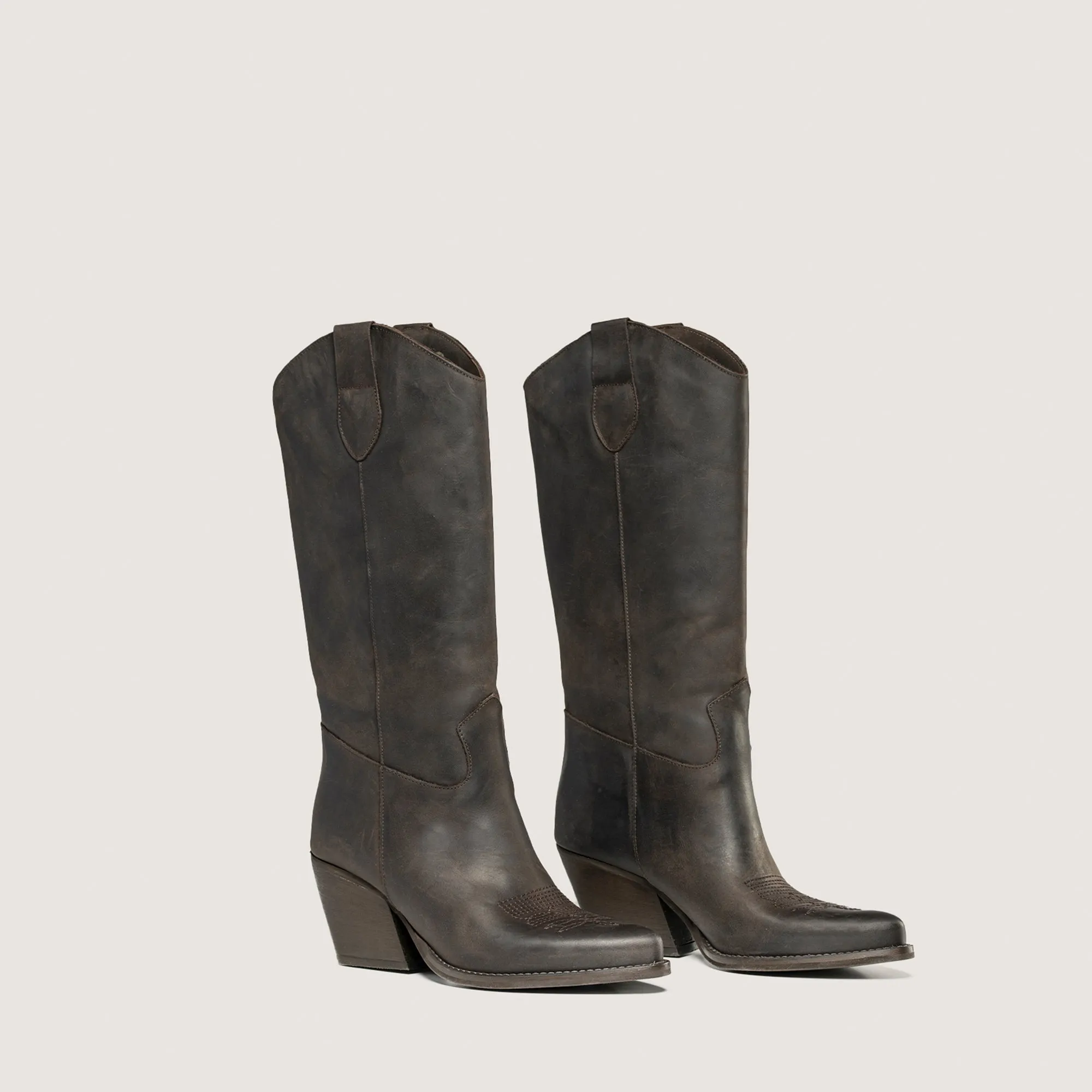 Madison dark brown Cowboy Boots sold by Kali Shoes product image thumbnail 2