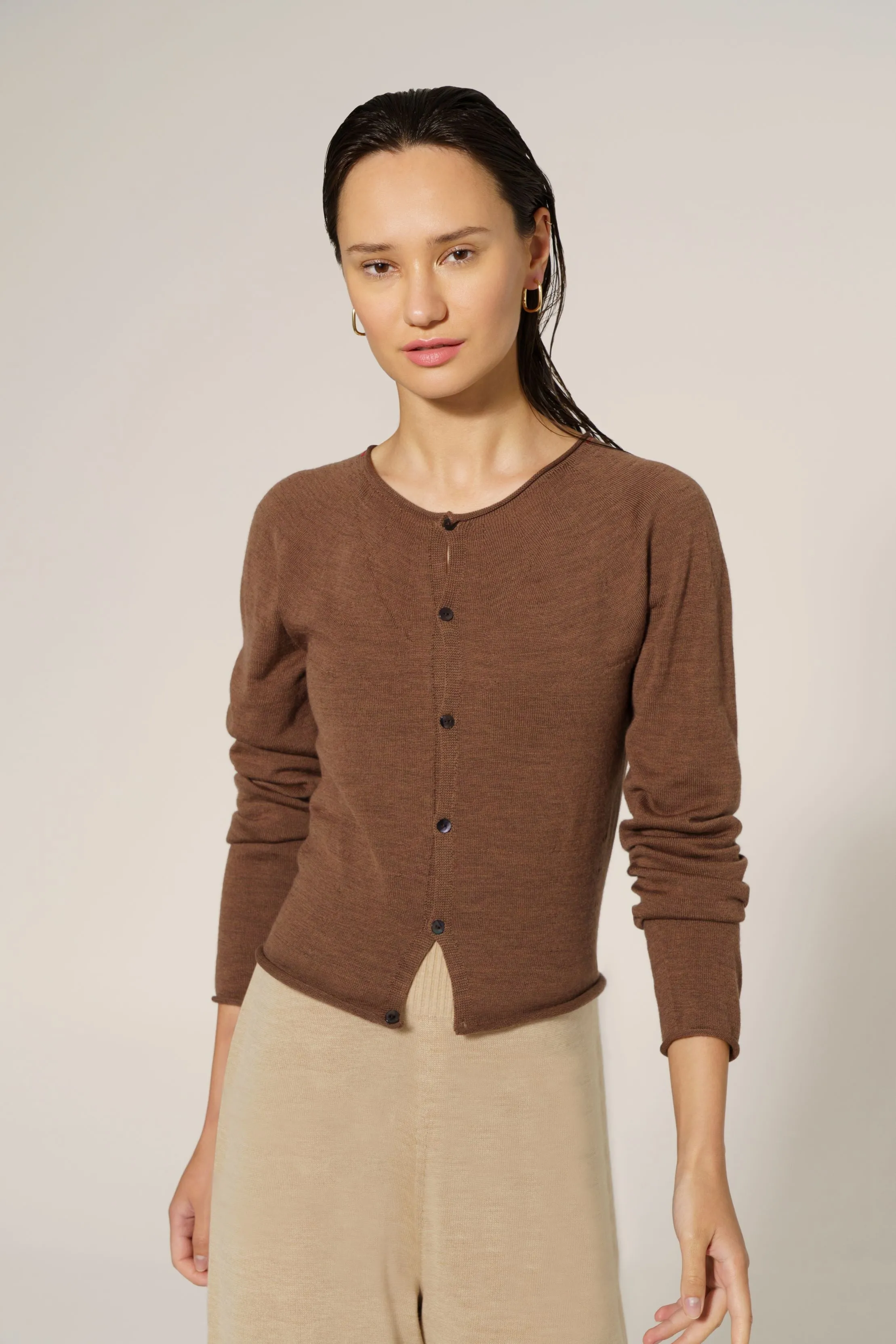Amelie Cropped Cardigan sold by La Saison Sportive product image thumbnail 4