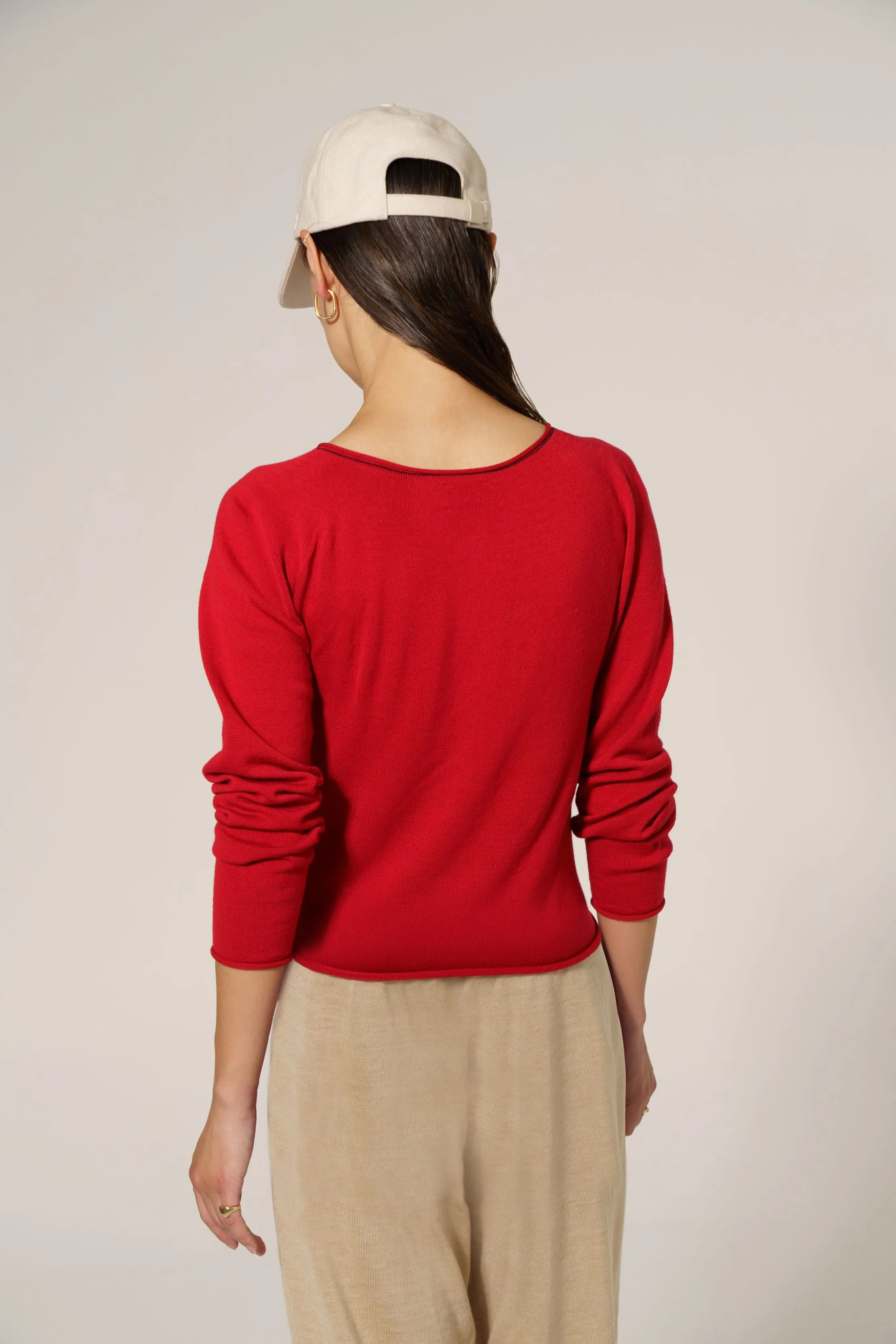 Amelie Cropped Cardigan sold by La Saison Sportive product image thumbnail 3