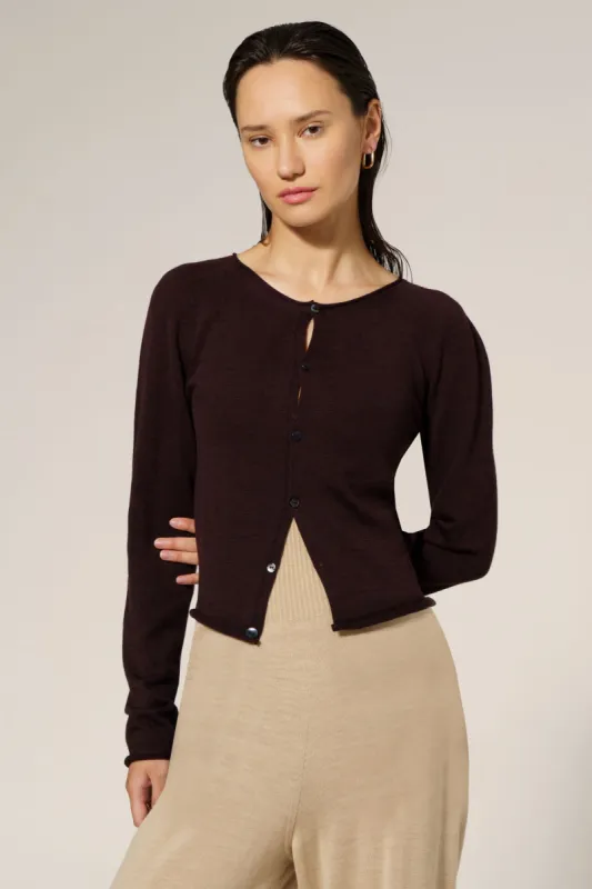 Amelie Cropped Cardigan sold by La Saison Sportive