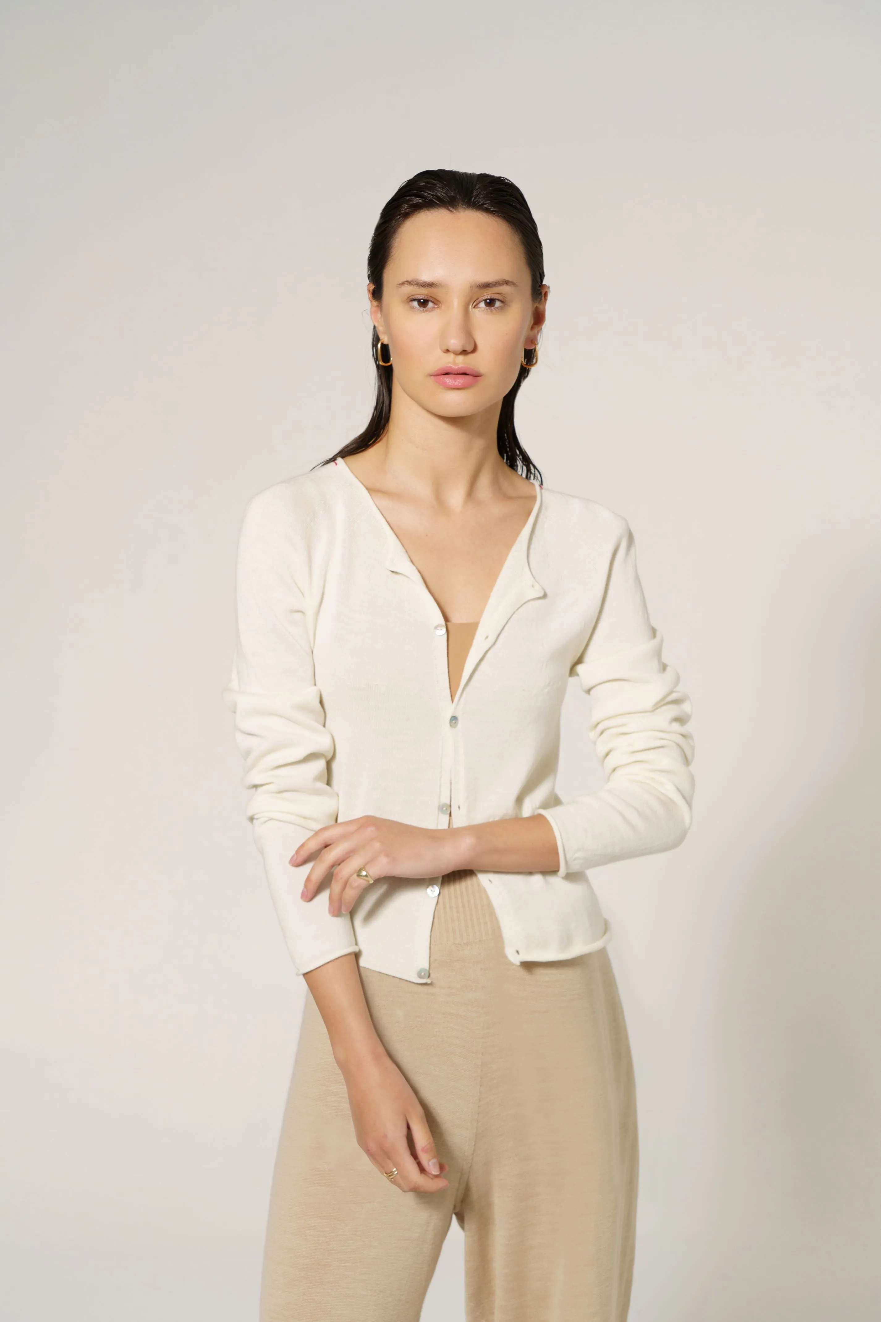 Amelie Cropped Cardigan sold by La Saison Sportive product image thumbnail 2