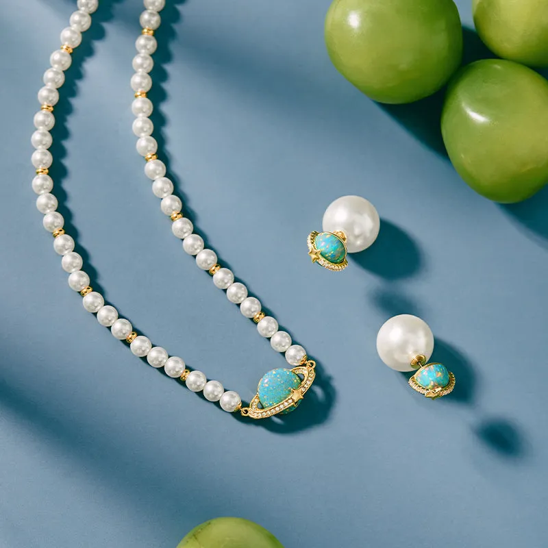 Heliocentric Pearl Opal Neckalce sold by Lola Rose product image thumbnail 3