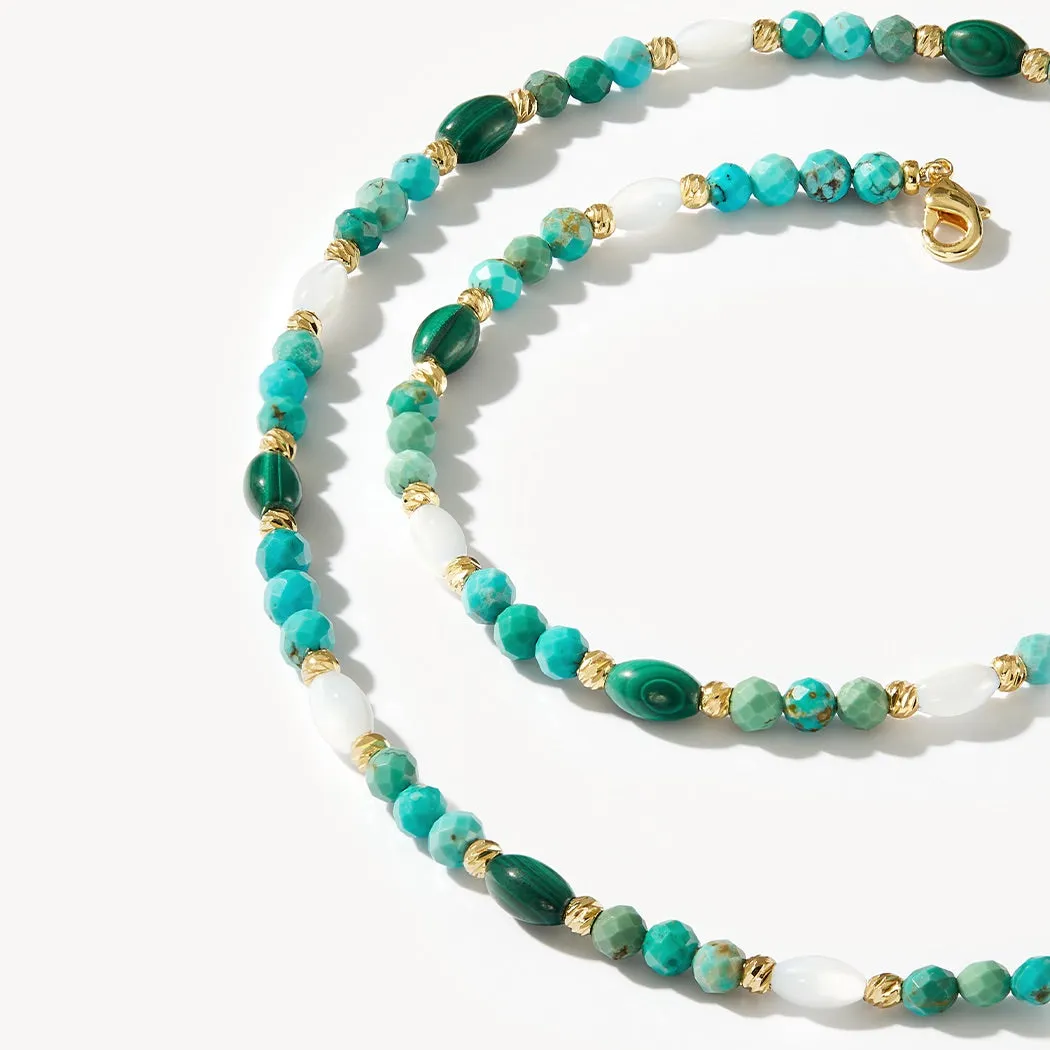 The Beaded Turquoise Necklace sold by Lola Rose product image thumbnail 2