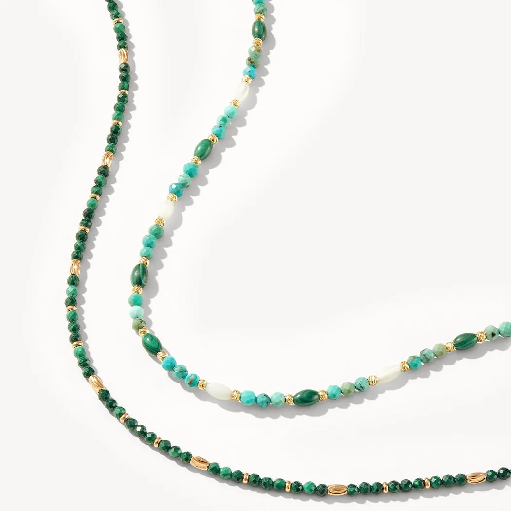The Beaded Turquoise Necklace sold by Lola Rose product image thumbnail 4