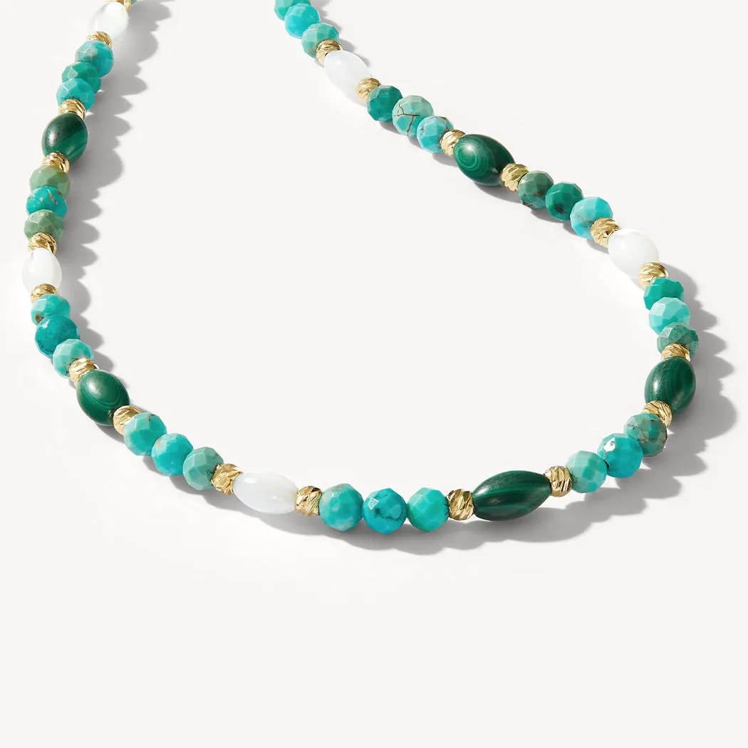 The Beaded Turquoise Necklace sold by Lola Rose product image thumbnail 3