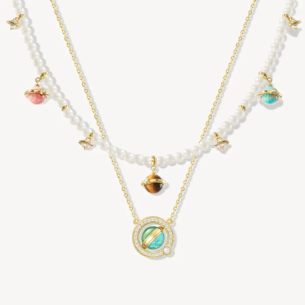 Heliocentric Opal Necklace sold by Lola Rose product image thumbnail 5
