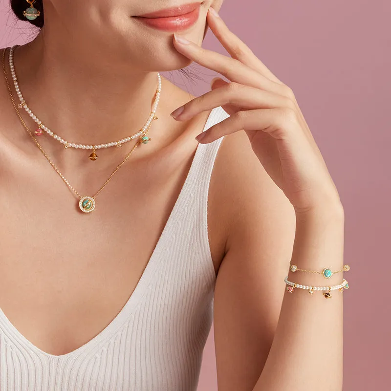 Heliocentric Freshwater Pearl Bracelet sold by Lola Rose product image thumbnail 2