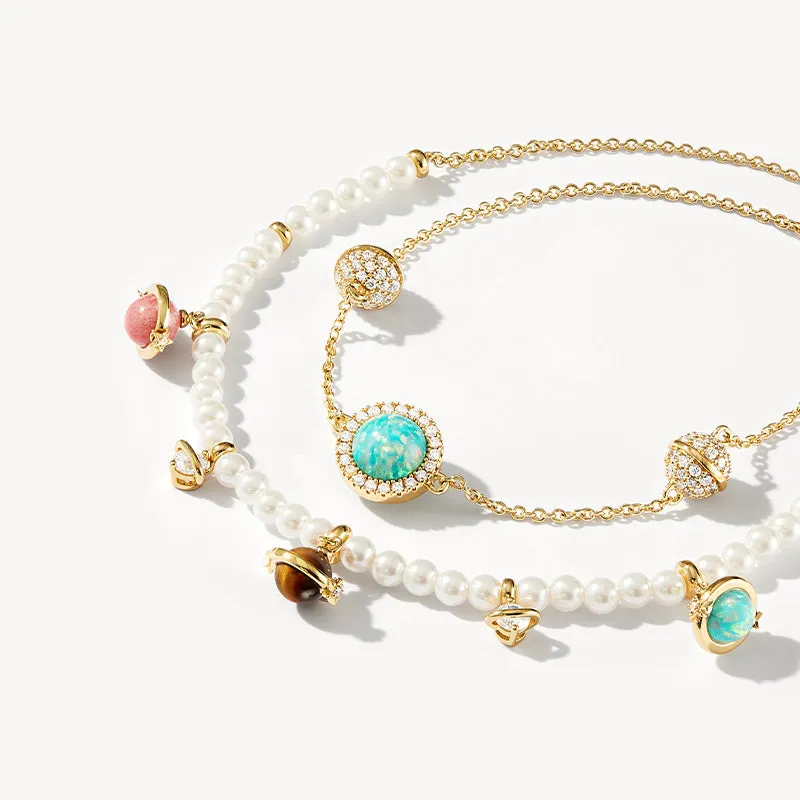 Heliocentric Freshwater Pearl Bracelet sold by Lola Rose product image thumbnail 3