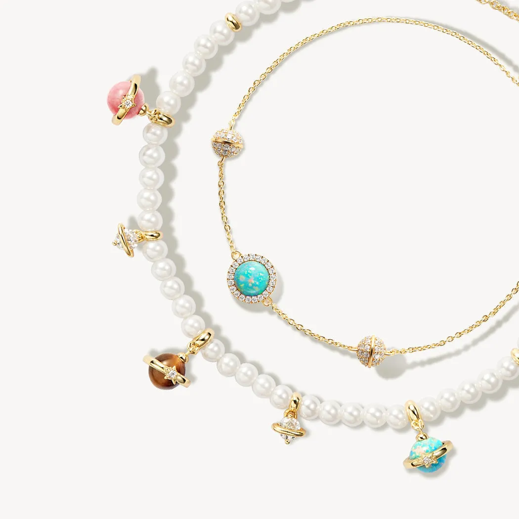 Heliocentric Freshwater Pearl Bracelet sold by Lola Rose product image thumbnail 5