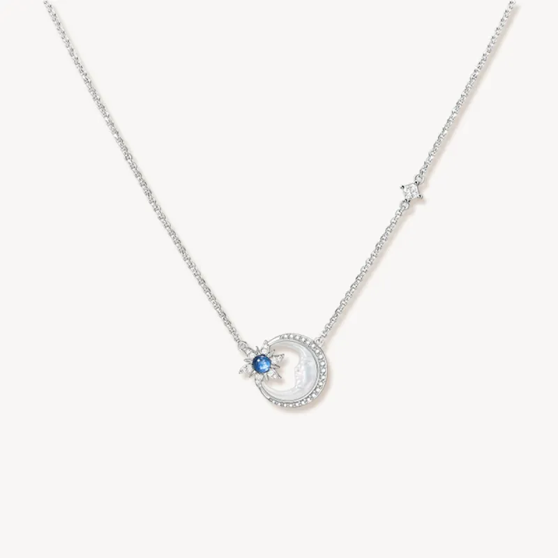 Astrology Mother of Pearl Necklace sold by Lola Rose